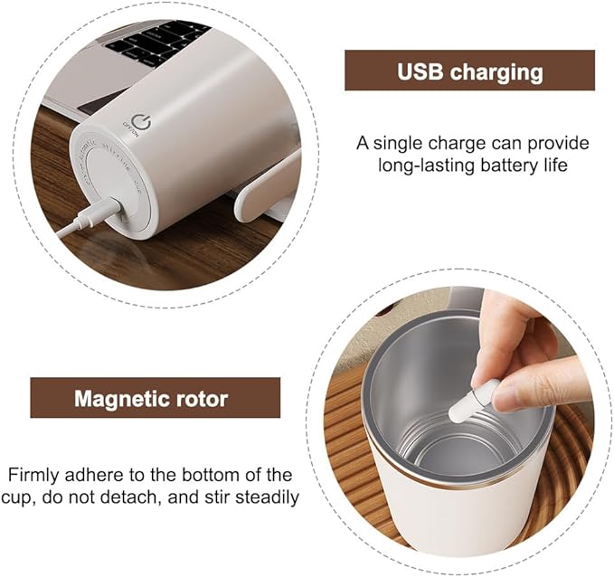 Magnetic Auto-Mixer Cup